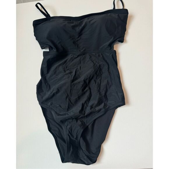 $98 J. Crew Cutout one-piece swimsuit size XL m3 - Picture 3 of 5